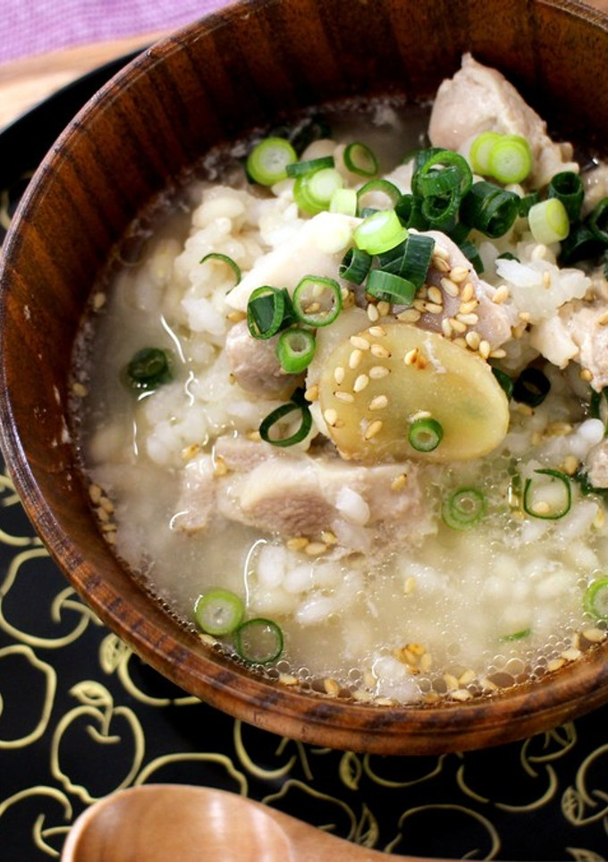鶏と生姜の もち麦粥-レシピのメイン写真