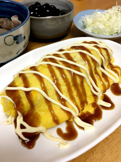 簡単ヘルシー!豚肉とキャベツのオムレツ♡-レシピのメイン写真