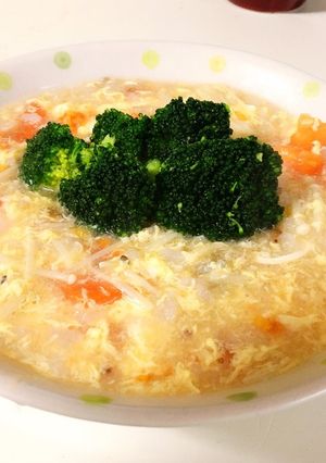 たまごとトマトの雑炊-レシピのメイン写真