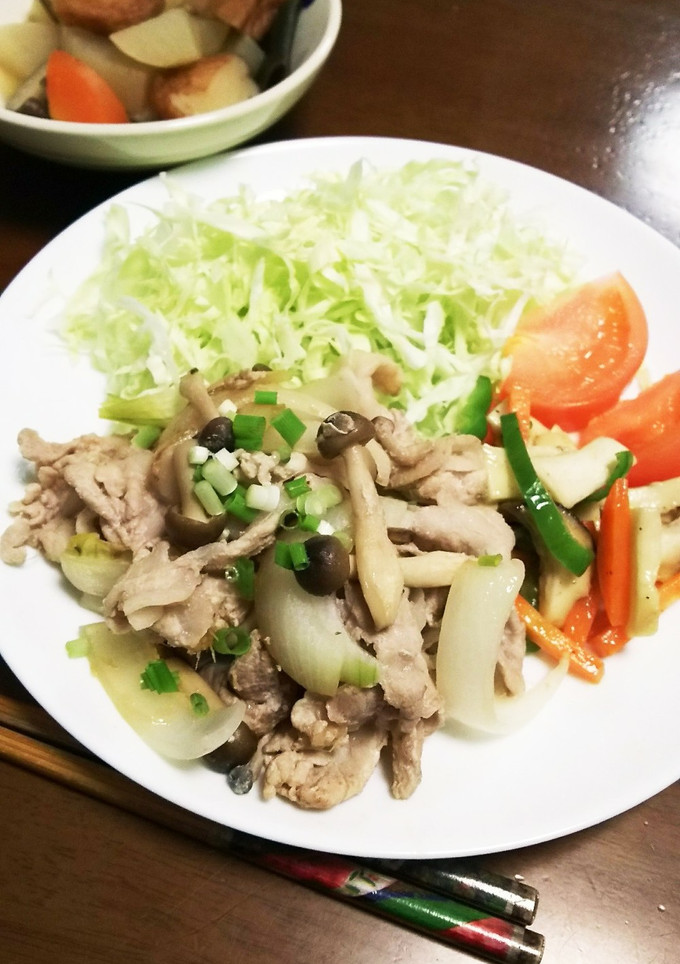 ポン酢でさっぱり簡単！豚のしょうが焼き-レシピのメイン写真