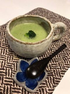 ブロッコリーの豆乳ポタージュ-レシピのメイン写真