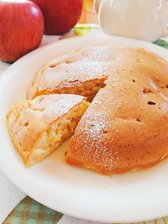 HMで簡単☆卵不使用炊飯器りんごケーキ。-レシピのメイン写真