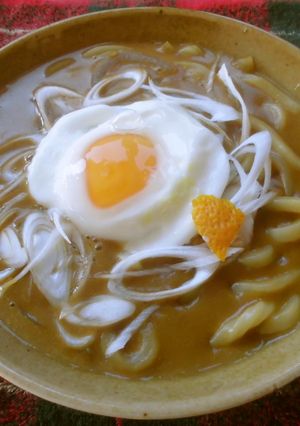 たまご＆お葱のカレーうどん(^^♪-レシピのメイン写真