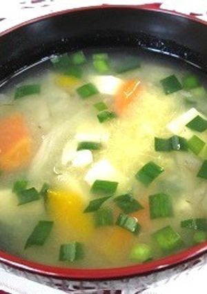 新ごぼうのみそ汁-レシピのメイン写真
