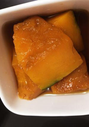 レンジで！簡単かぼちゃの煮物！-レシピのメイン写真
