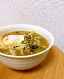 アレンジ自由新玉と松山揚げのうどん