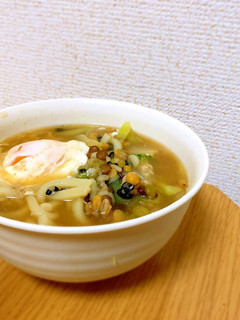 アレンジ自由新玉と松山揚げのうどん-レシピのメイン写真