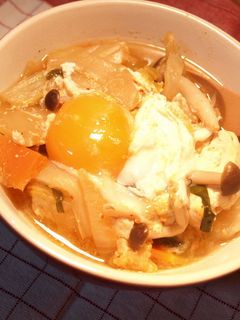●白菜&豆腐のキムチ風味噌煮込み●-レシピのメイン写真