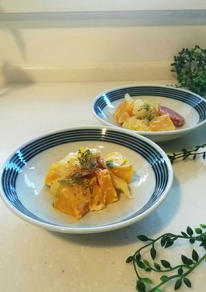 南瓜とユリ根のホットサラダ-レシピのメイン写真