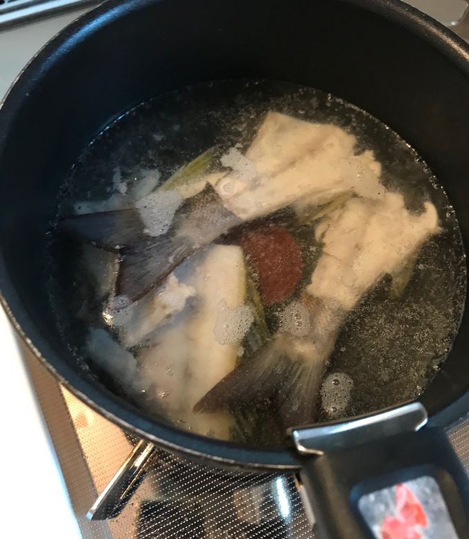鯛の出汁・アラの出汁の取り方-レシピのメイン写真
