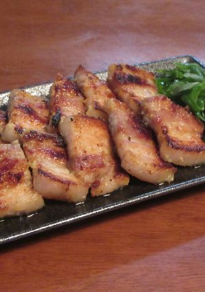 豚バラ肉の西京焼き　青ねぎ添え-レシピのメイン写真