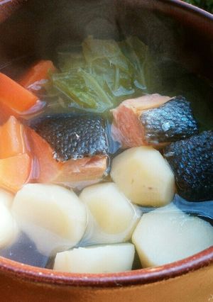 犬ご飯　鮭のポトフ-レシピのメイン写真