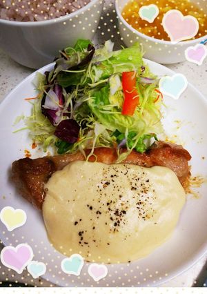 フォンデュソースリメイク☆ポークソテー-レシピのメイン写真