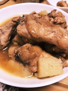 柔らか手羽元と長芋のすっぱ煮-レシピのメイン写真