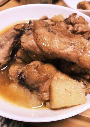 柔らか手羽元と長芋のすっぱ煮-レシピのメイン写真