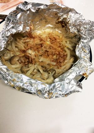 簡単☆もやしとしめじのホイル焼き♡-レシピのメイン写真