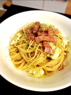 キャベツとベーコンのアンチョビパスタ-レシピのメイン写真