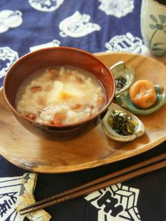 小正月に*小豆粥(ささげ粥)-レシピのメイン写真