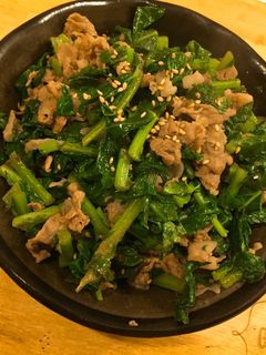❄︎節約♡大根の葉っぱと豚肉の炒め物❄︎-レシピのメイン写真