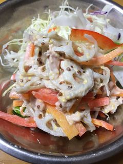 レンコン 人参 ツナサラダ-レシピのメイン写真