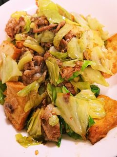 豚肉キャベツ厚揚げの味噌炒め-レシピのメイン写真