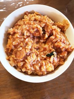 トマト鍋の素でチーズリゾット-レシピのメイン写真