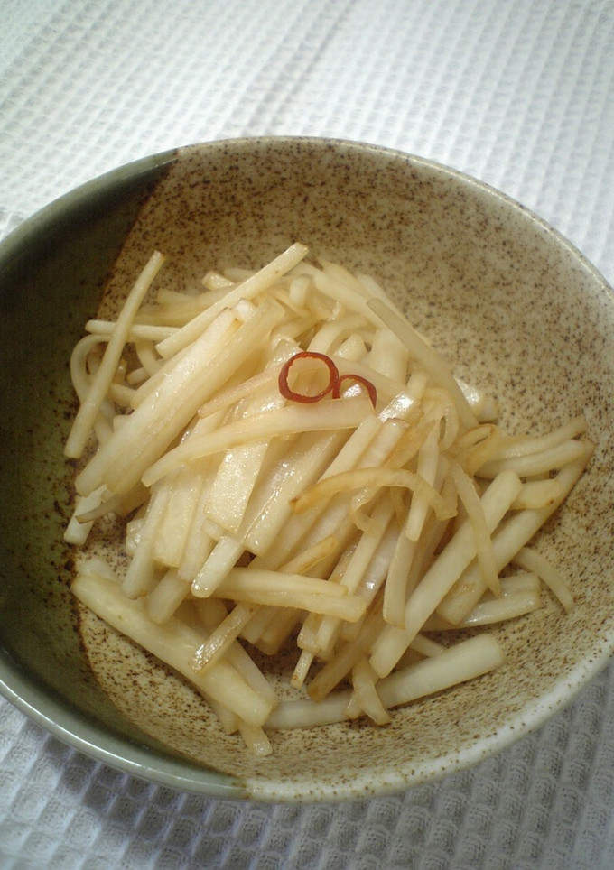 大根の皮きんぴら（エスニック風）♪-レシピのメイン写真
