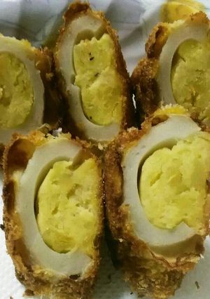 ちくわポテサラ揚げ　想像で作ってみた-レシピのメイン写真