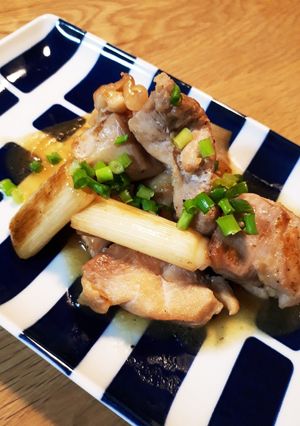 マイルド★鶏ももと長ネギのバターポン酢★-レシピのメイン写真