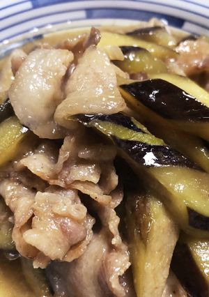 簡単！ナスと豚バラの味噌炒め-レシピのメイン写真