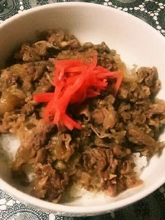 お好みの食べ方で◎定番の牛丼。-レシピのメイン写真