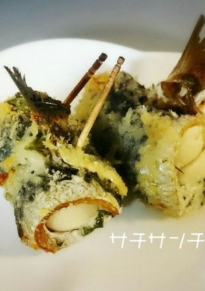 鰯とブナピーのクルクルパン粉焼き-レシピのメイン写真