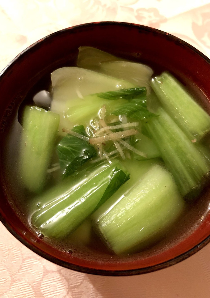 青梗菜の塩スープ-レシピのメイン写真