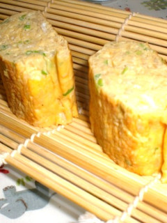 長芋と大根の葉入り卵焼き-レシピのメイン写真