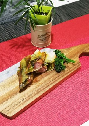ジェノベーゼ春巻き-レシピのメイン写真