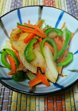 お弁当に☆三色野菜ソテー-レシピのメイン写真