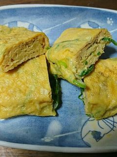 お弁当に☆ネギ入り卵焼き-レシピのメイン写真