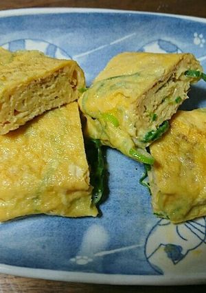 お弁当に☆ネギ入り卵焼き-レシピのメイン写真