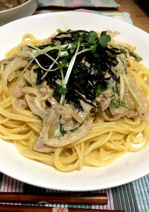 和風ツナパスタ-レシピのメイン写真
