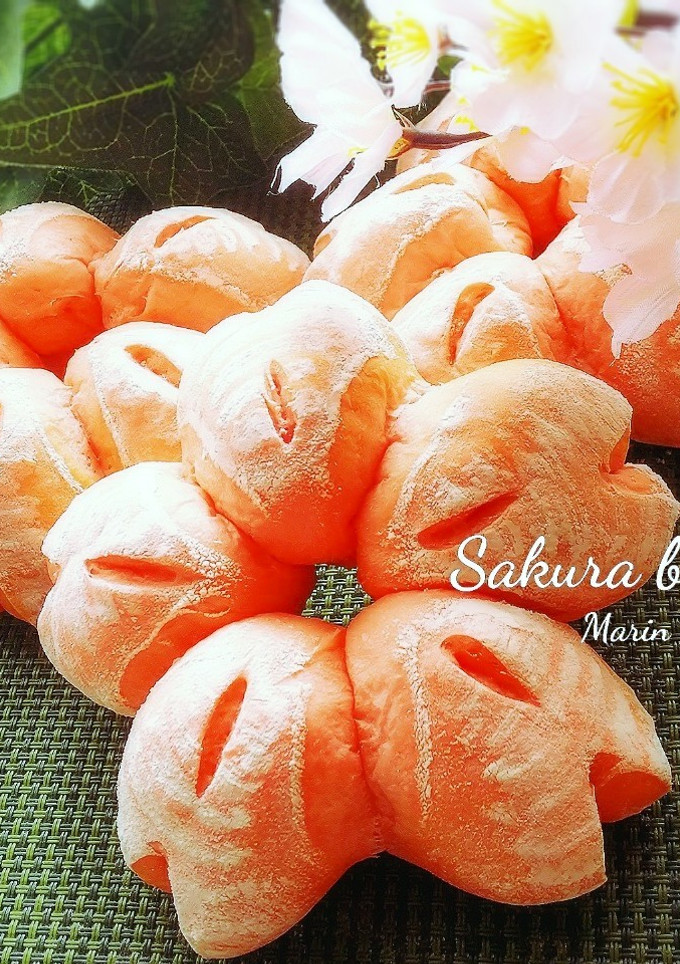 桜パンで受験生応援♡ 桜咲けーーーっ!!-レシピのメイン写真