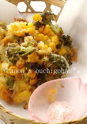 秘密はね‥♡　コーンのかき揚げ-レシピのメイン写真