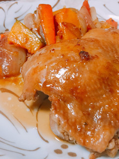 紅茶豚の漬け汁再利用!ローストチキン-レシピのメイン写真