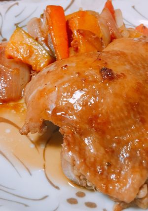 紅茶豚の漬け汁再利用！ローストチキン-レシピのメイン写真