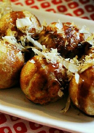 簡単!お餅消費♪餅入りたこ焼き-レシピのメイン写真
