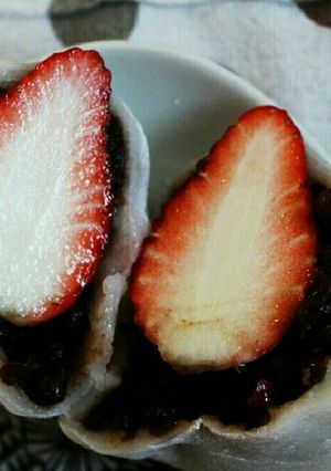 【簡単！お餅消費】切り餅で♪いちご大福-レシピのメイン写真