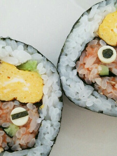 赤鬼 オムライスのり巻き 恵方巻 お弁当-レシピのメイン写真