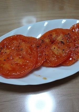 簡単過ぎてゴメンネ　トマトのバターソテー-レシピのメイン写真