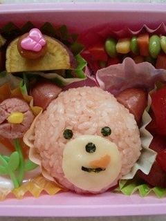 簡単★くまのデコおにぎり弁当-レシピのメイン写真