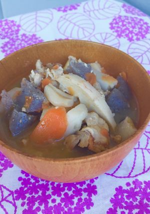 簡単。里芋入りの豚汁の食べるスープ。-レシピのメイン写真