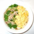 豚肉と卵のあんかけ丼♪簡単材料2つ